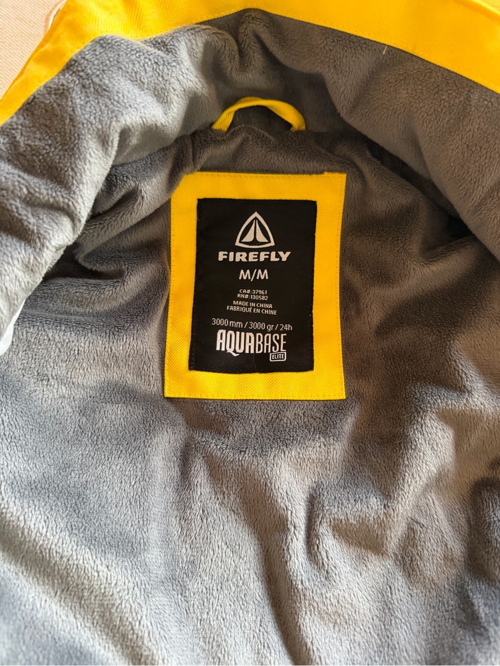 Women’s Yellow & Gray Waterproof winter Jacket